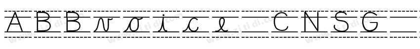 ABBvoice CNSG Light字体转换